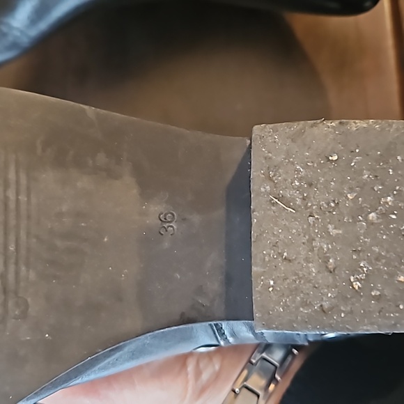 Black LOL #sho booties with grommet trim, pointed toes, 2 in heels - Picture 5 of 5